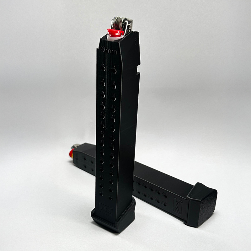 Case Pente 9mm Estendido + Isqueiro Bic G
